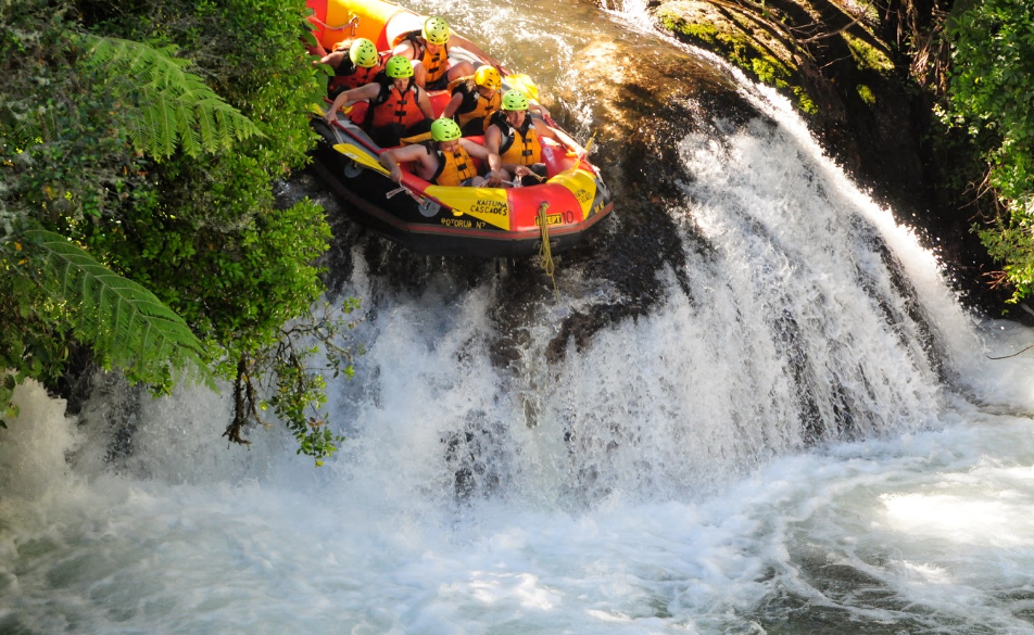 white water rafting in New Zealand Rotorua