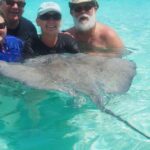 Swimming with stingrays